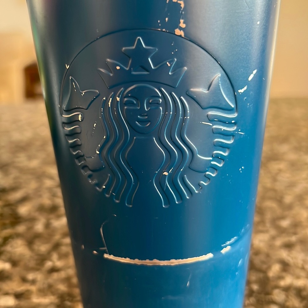 Starbucks bluish !! Great piece !! Great tumbler!